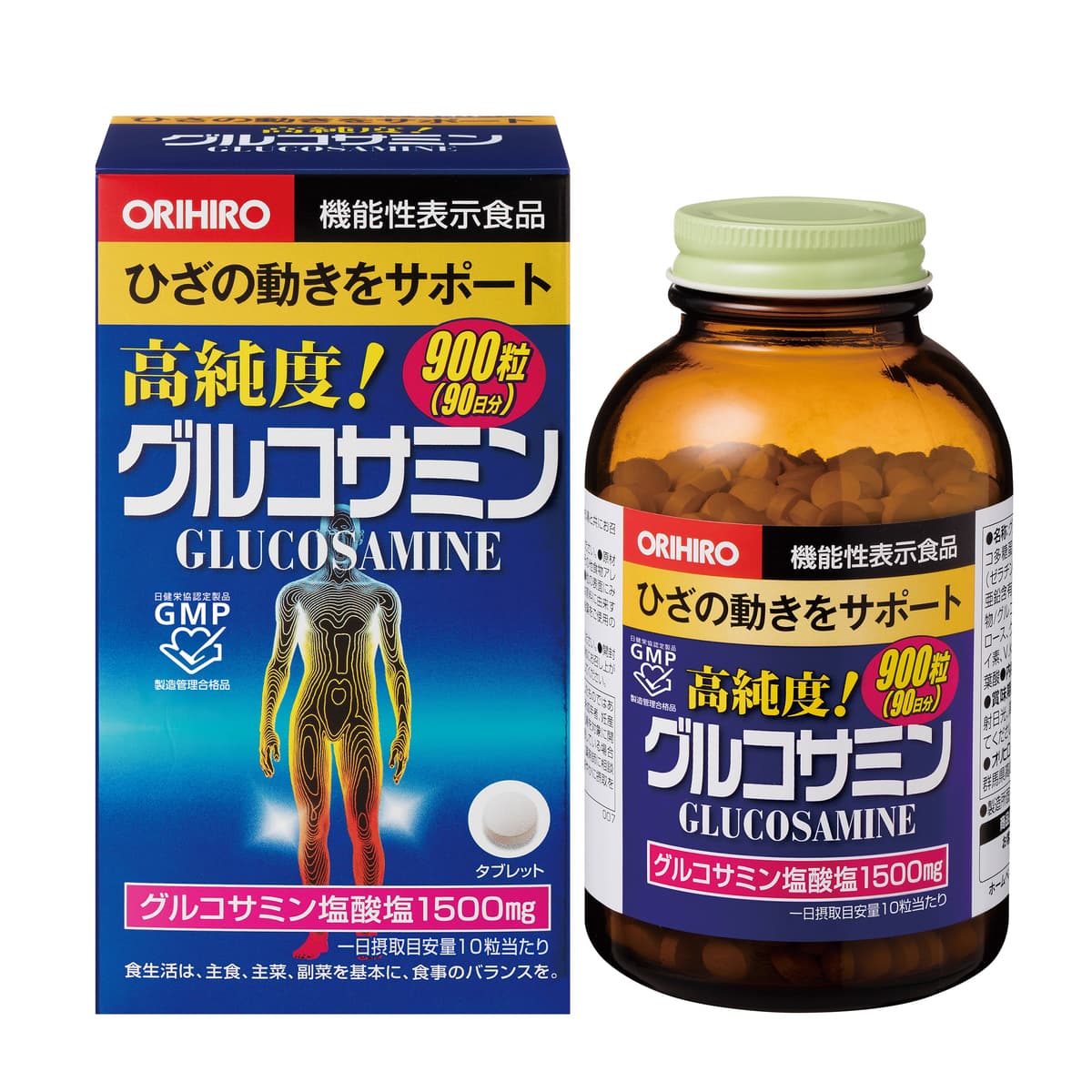 Viên uống hỗ trợ xương khớp Orihiro Glucosamine 900 viên