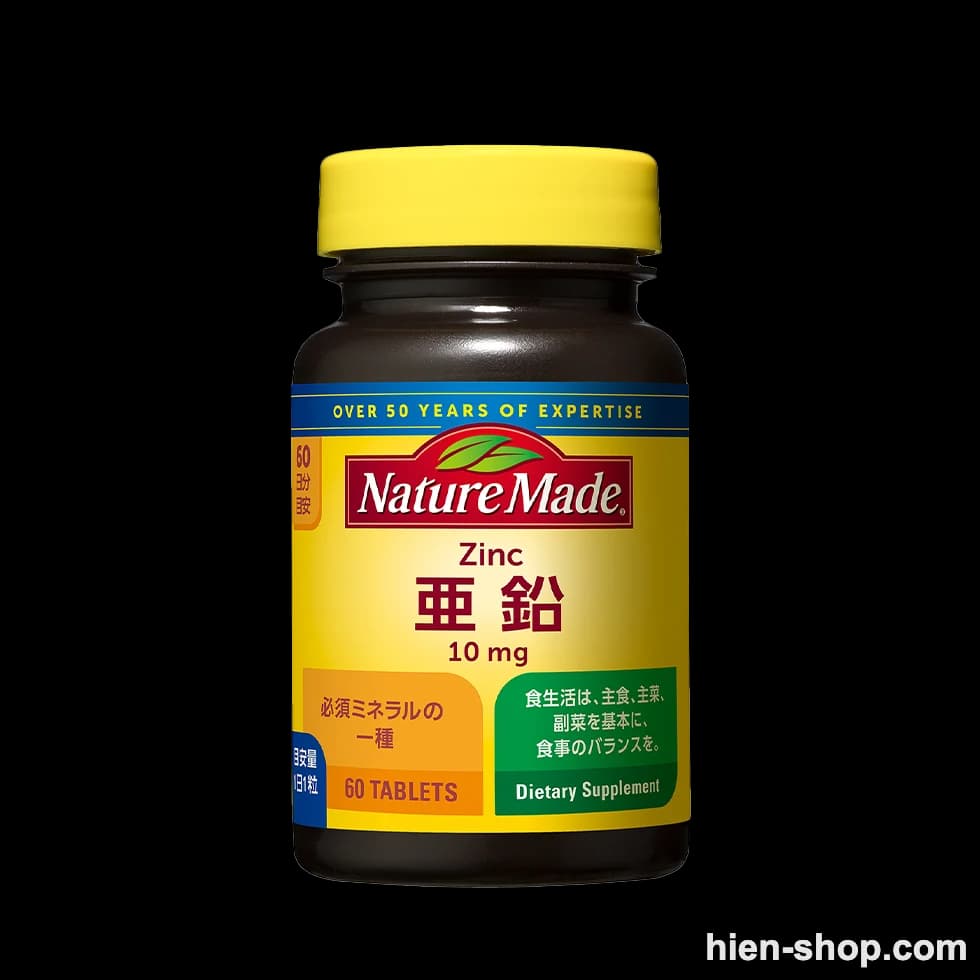 Viên uống bổ sung Kẽm Nature Made 60 viên 60 ngày