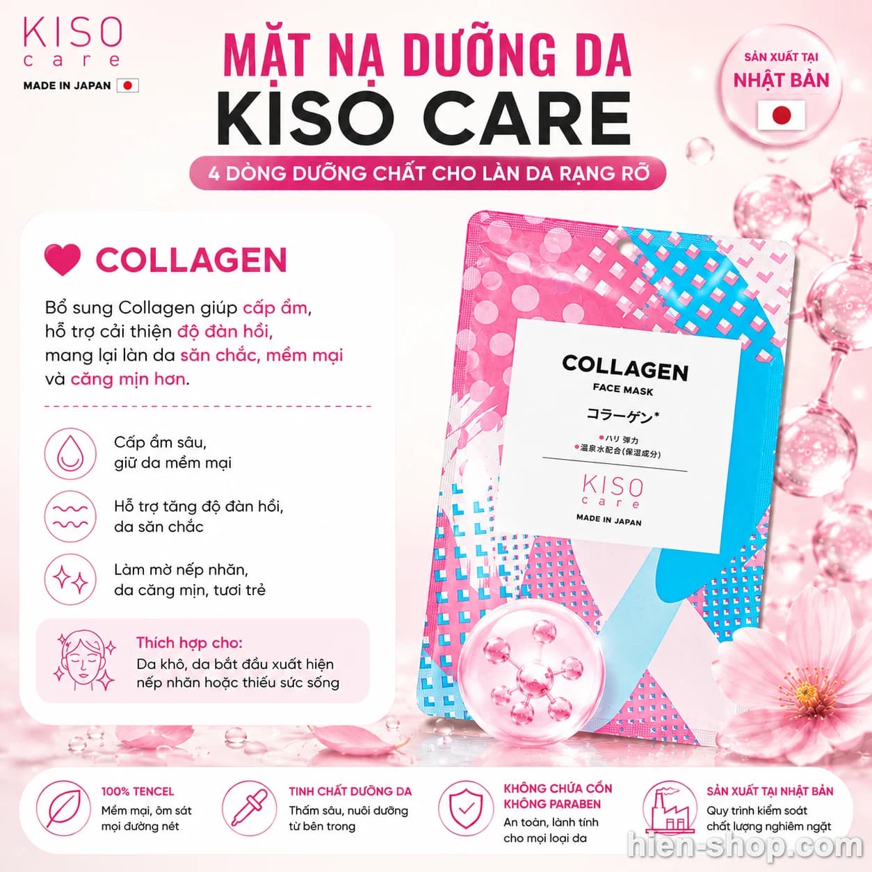 Set 5 mặt nạ Collagen